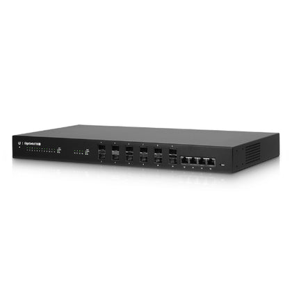 Ubiquiti Managed Fiber Aggregation Switch,12x SFP 10Gbps Ports, 4x 10Gbps Ethernet Ports - 160Gbps Switching Capacity
